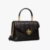 tas kulit asli wanita Tory Burch Small Kira Quilted Satchel