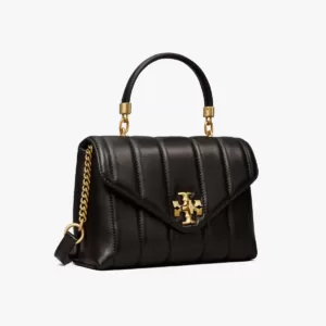 tas kulit asli wanita Tory Burch Small Kira Quilted Satchel
