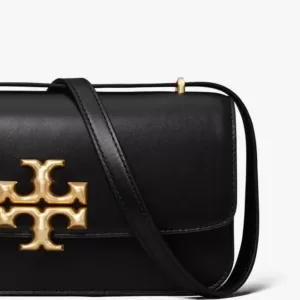 tas bahu wanita kulit asli Tory Burch Small Eleanor Rectangular Bag