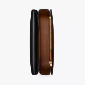 tas bahu wanita kulit asli Tory Burch Small Eleanor Rectangular Bag