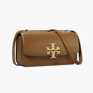 tas bahu wanita kulit asli Tory Burch Small Eleanor Rectangular Bag