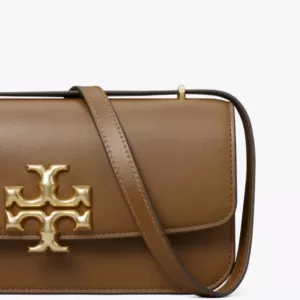 tas bahu wanita kulit asli Tory Burch Small Eleanor Rectangular Bag