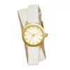 jam tangan wanita Tory Burch TBW2002 Gigi Double Wrap Watch Ivory