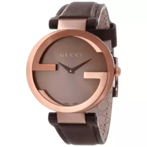 Gucci Interlocking G Brown Dial Brown YA133309