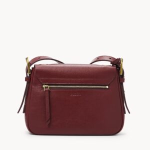 Harper Small Flap Crossbody Wine