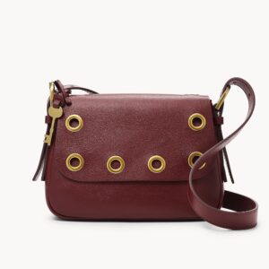 Harper Small Flap Crossbody Wine