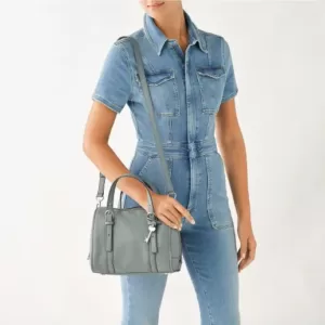 Fossil Carlie Satchel Smokey Blue