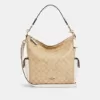 Coach Pennie Shoulder Bag In Signature Canvas Light Khaki Chalk