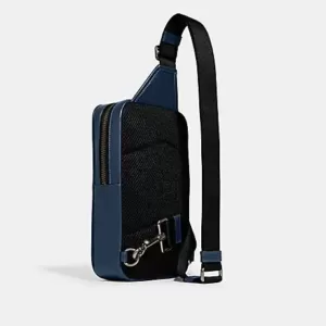 Coach Sullivan Pack In Signature Leather Denim