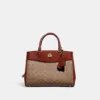 tas bahu wanita asli Coach Brooke Carryall 28 In Signature Canvas