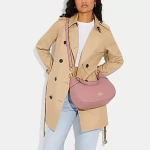 tas bahu wanita kulit asli Coach Mara Hobo