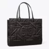 tas tenteng wanita asli Tory Burch Ella Basketweave Tote
