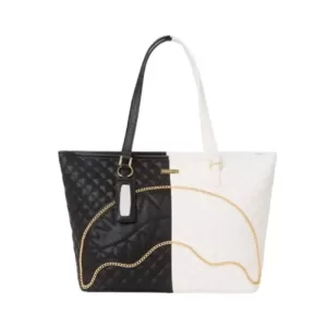 sprayground-Split-Quilted-Shark-Tote-Bag-Black-White