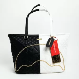 sprayground-Split-Quilted-Shark-Tote-Bag-Black-White