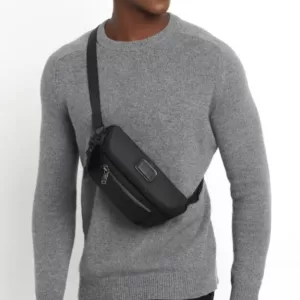 Tumi Alpha Bravo Classified Waist Bag Black