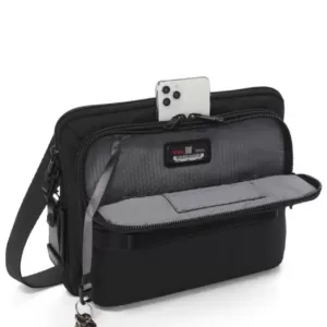 Tumi Alpha Bravo Service Crossbody Bag Black