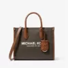 tas selempang wanita Michael Kors Mirella Small Logo Crossbody Bag Brown