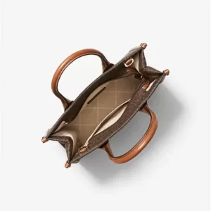 tas selempang wanita Michael Kors Mirella Small Logo Crossbody Bag Brown