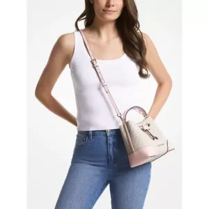 Michael Kors Mercer Small Logo Bucket Bag