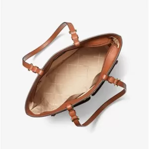 Michael Kors Jet Set Medium Logo Pocket Tote Bag