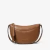 Michael Kors Dover Small Leather Crossbody Bag Luggage
