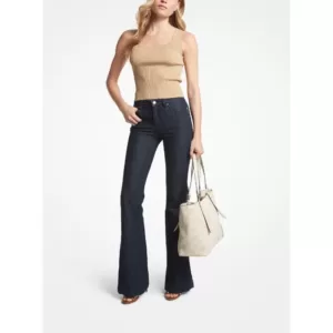 tas jinjing wanita Michael Kors Arlo Large Grab Tote Leather