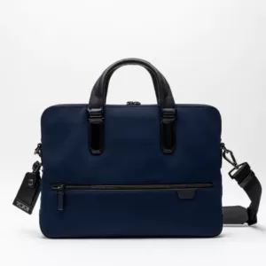 Tumi Tower Portfolio Brief Bag Navy