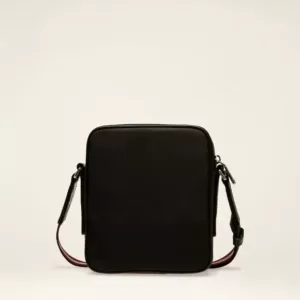 tas selempang pria Bally Faara Nylon Crossbody Bag in Black