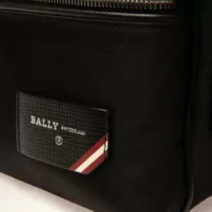 tas selempang pria Bally Faara Nylon Crossbody Bag in Black