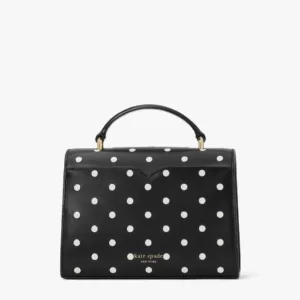 tas selempang wanita Kate Spade Lovitt Dot Small Top Handle Crossbody Black Multi
