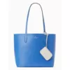 Kate Spade Ava Reversible Tote Frisbee Blue