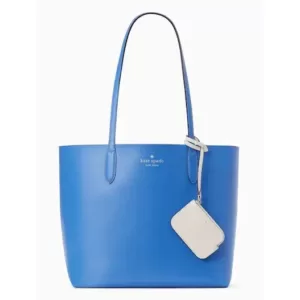Kate Spade Ava Reversible Tote Frisbee Blue