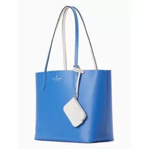 Kate Spade Ava Reversible Tote Frisbee Blue
