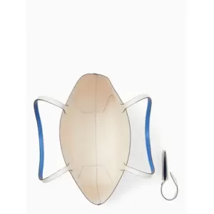 Kate Spade Ava Reversible Tote Frisbee Blue