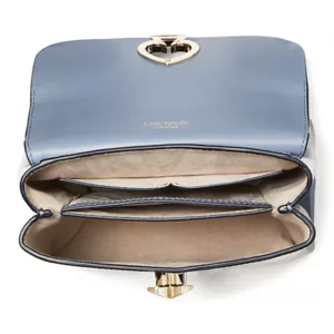 tas selempang wanita Kate Spade Romy Patent Mini-Top Handle Satchel Bass Blue