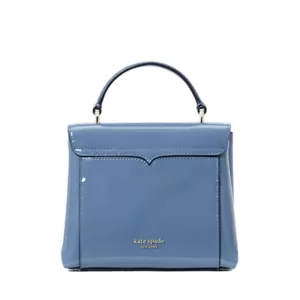 tas selempang wanita Kate Spade Romy Patent Mini-Top Handle Satchel Bass Blue