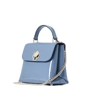 tas selempang wanita Kate Spade Romy Patent Mini-Top Handle Satchel Bass Blue