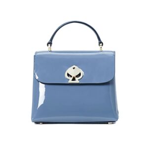 tas selempang wanita Kate Spade Romy Patent Mini-Top Handle Satchel Bass Blue