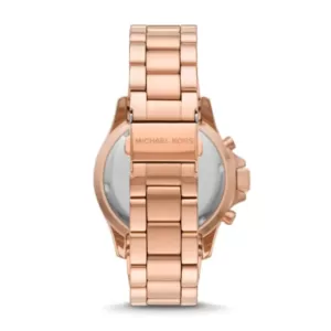 jam tangan wanita Michael Kors Everest Chronograph Rose Gold-Tone Stainless Steel