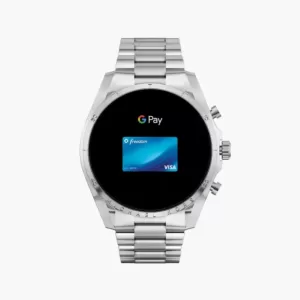 jam tangan pintar wanita Michael Kors Gen 6 Bradshaw Stainless Steel Smartwatch