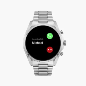 jam tangan pintar wanita Michael Kors Gen 6 Bradshaw Stainless Steel Smartwatch