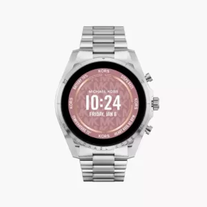 jam tangan pintar wanita Michael Kors Gen 6 Bradshaw Stainless Steel Smartwatch