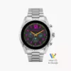 jam tangan pintar wanita Michael Kors Gen 6 Bradshaw Stainless Steel Smartwatch