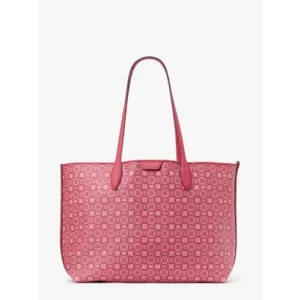Kate Spade Flower Monogram Coated Canvas Sutton Medium Tote