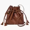 Fossil Rayna Drawstring Crossbody Medium Brown