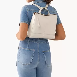 tas gendong wanita Fossil Elina Convertible Small Backpack Linen