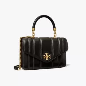 tas wanita Tory Burch Mini Kira Top-Handle Bag Black