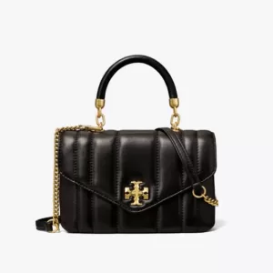 tas wanita Tory Burch Mini Kira Top-Handle Bag Black