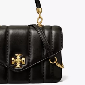 tas wanita Tory Burch Mini Kira Top-Handle Bag Black