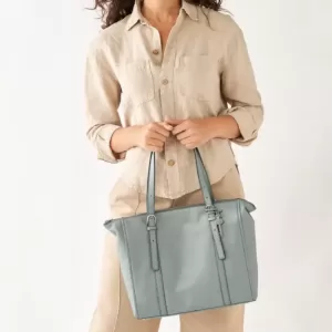 tas tote wanita Fossil Carlie Tote smokey blue